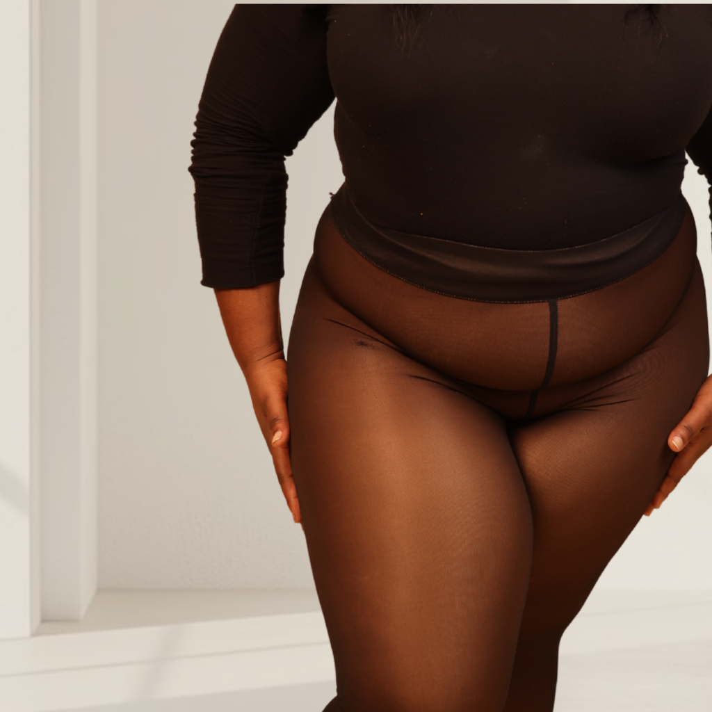 UPGRADED | Melanin Fleece Tights™ - SheerTone™ Fleece Tights